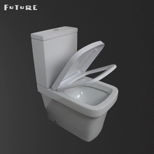 Square Close Coupled Toilet P Trap Water Closet Eco Friendly Online Manufacturer