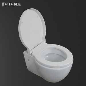 Wall Mount Western Toilet 380mm Wide Wall Mounted Commode