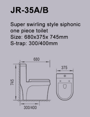 Super Swirling Style Tornado Flush Ceramic Toilet Siphonic One Piece Toilet Water Saving Design