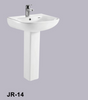 Sanitary Ware Modern Pedestal Basin White Sink