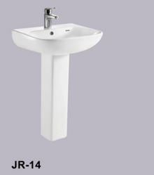 Sanitary Ware Modern Pedestal Basin White Sink