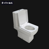 Ceramic Washdown Short Projection Toilet Low Noise Square Toilet Easy To Clean