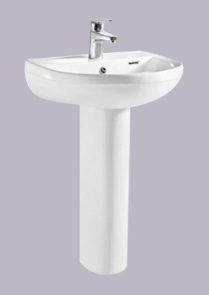 High Quality White Modern Pedestal Basin Wear Resistance