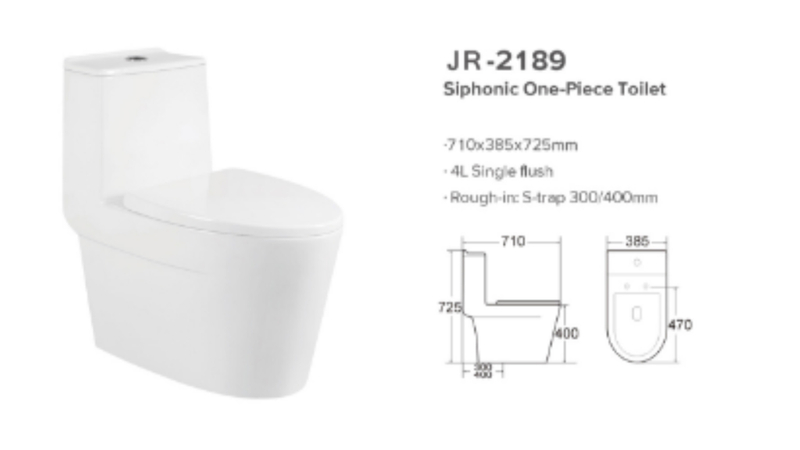 Water Saving Siphonic One Piece Ceramic Water Closet