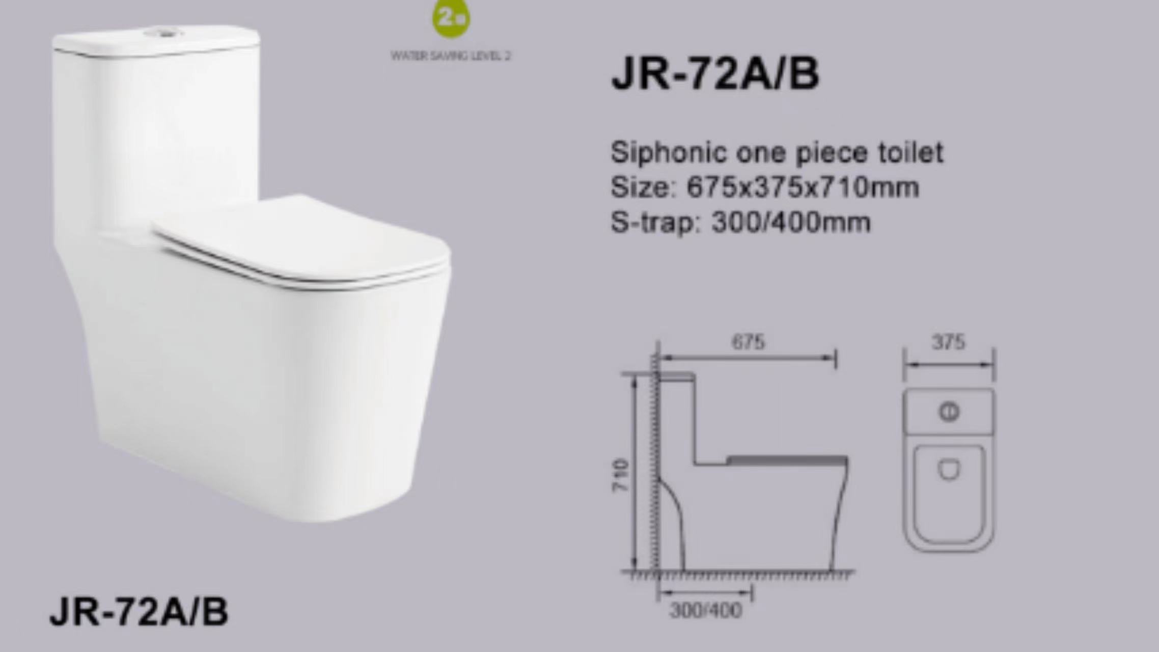 Wholesale Bathroom Sanitary Wares White Ceramic One Piece Water Closet