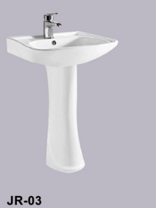 High Quality White Modern Pedestal Basin Pedestal Sink