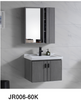 Single Hole Bathroom Wash Basin Mirror Cabinet White