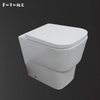Dual Flush 3L/6L Modern Toilet Back To Wall with P-trap WC Online Manufacturer