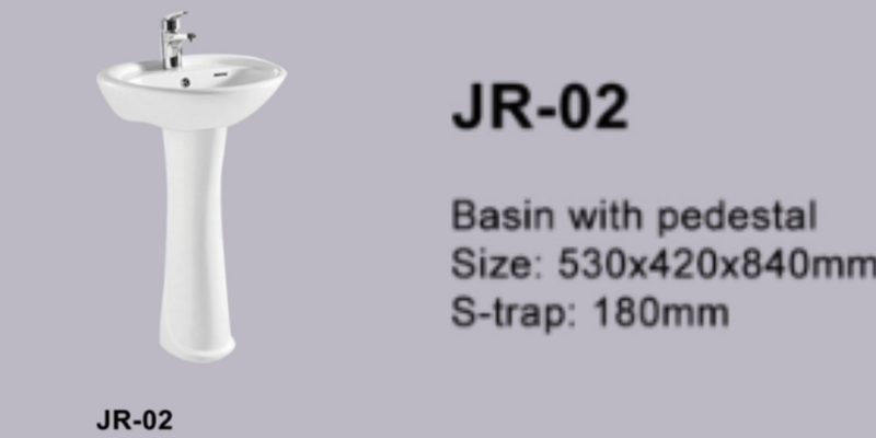 Bathroom Pedestal Basin Modern Pedestal Sink Single Hole
