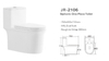 Water Saving Siphonic Smooth Glazed One Piece Water Closet