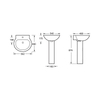 Full Pedestal Basin-FPB902