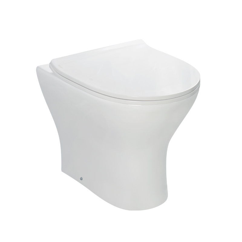 Hot selling square bathroom Back To Wall Toilet--BTW302