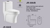 Water Saving Sanitary Ware Products Economic One Piece Siphon Water Closet