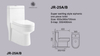 Hot Sale Modern Bathroom Sanitary White Ceramic One Piece Water Closet