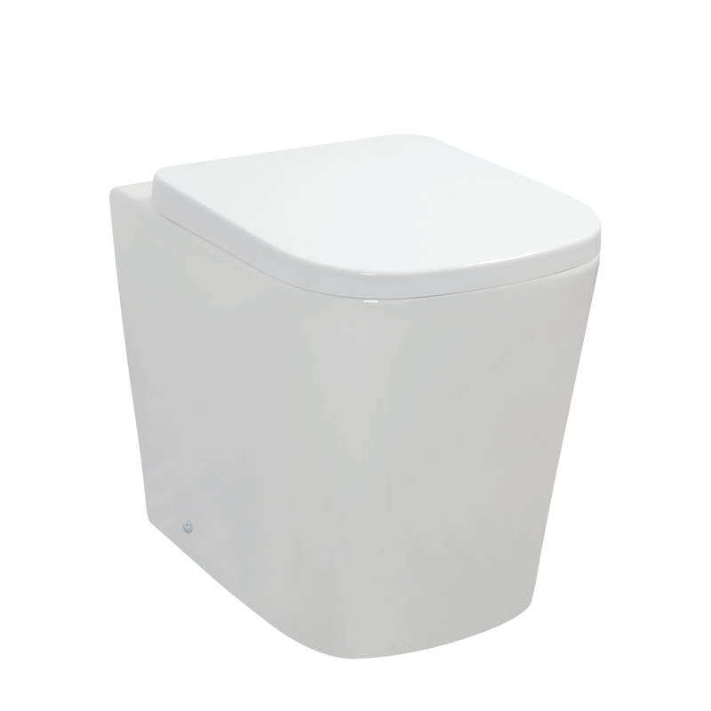 CE Square Short Projection Back To Wall Toilet 480mm Double Button Flushing