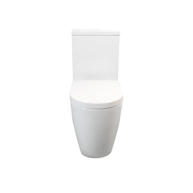 ISO9001 Automatic Close Coupled Bathroom Toilet Ceramic Water Closet