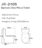High Quality Sanitary Ware Siphonic One Piece Ceramic Water Closet