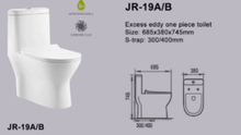 Sanitary Ware Products Economic One Piece Siphon Water Closet With High Quality